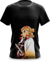 Camiseta Camisa Demon Slayer Rengoku Anime