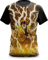 Camiseta Camisa Demon Slayer Zenitsu Anime 10
