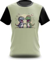 Camiseta Camisa Dinossauros Alegres Amigos