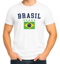 Camiseta Camisa do Brasil Para Copa Adulto Masculina Feminina Algodão md4