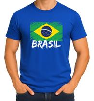 Camiseta Camisa do Brasil Para Copa Adulto Masculina Feminina Algodão md6