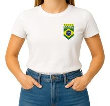 Camiseta Camisa do Brasil Para Copa Adulto Masculina Feminina Algodão md7