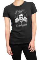 Camiseta Camisa Edgar Allan Poe - Nevermore - Feth