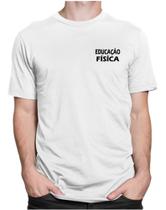 Camiseta Camisa Educação Física Academia Professor Personal Frente e Costa