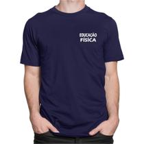 Camiseta Camisa Educação Física Professor Personal Academia Frente Costas