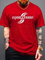 Camiseta Camisa Equillybrio Vest Algodão Básica Casual Conforto
