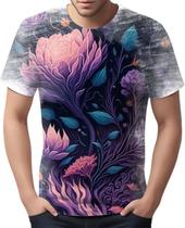 Camiseta Camisa Estampa Art Floral Flor Natureza Florida 2