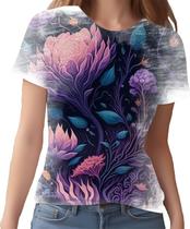 Camiseta Camisa Estampa Art Floral Flor Natureza Florida 8