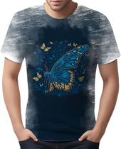 Camiseta Camisa Estampada Borboleta Mariposa Insetos HD 4 Camiseta Camisa Estampada Borboleta Mariposa Insetos HD 4