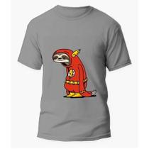 Camiseta Camisa Estampada Feminino Masculino flash preguiça coloridas personalizada Camiseta Camisa Estampada Feminino Masculino flash preguiça coloridas personalizada