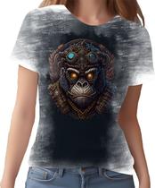 Camiseta Camisa Estampada Steampunk Gorila Tecnovapor 1