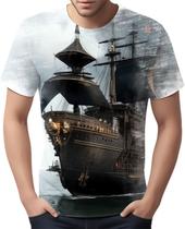 Camiseta Camisa Estampada Steampunk Navio Embarcação HD 7 Camiseta Camisa Estampada Steampunk Navio Embarcação HD 7