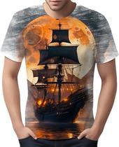 Camiseta Camisa Estampada Steampunk Navio Embarcação HD 8 Camiseta Camisa Estampada Steampunk Navio Embarcação HD 8