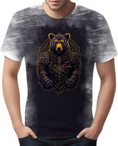 Camiseta Camisa Estampada Steampunk Urso Tecnovapor HD 11