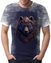 Camiseta Camisa Estampada Steampunk Urso Tecnovapor HD 13