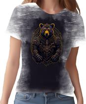 Camiseta Camisa Estampada Steampunk Urso Tecnovapor HD 2