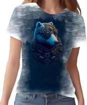 Camiseta Camisa Estampada Steampunk Urso Tecnovapor HD 7