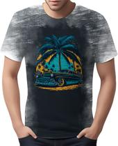 Camiseta Camisa Estampadas Carros Moda Cenário Praia HD 4