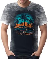 Camiseta Camisa Estampadas Carros Moda Cenário Praia HD 6