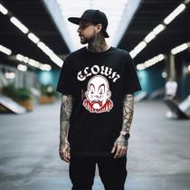 Camiseta Camisa estilo rua streetwear Clown Blusa Unissex