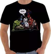 Camiseta Camisa Fc 10173 Jesus Super Heroi Salvou Varias Cores 100% Algodão