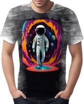 Camiseta Camisa Galaxias Astronauta Marte Lua Planetas 2