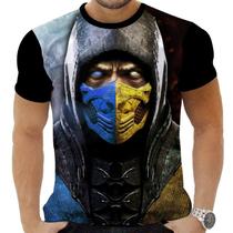 Camiseta Camisa Game Mortal Kombat Scorpion Sub Zero_x000D_