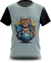 Camiseta Camisa Gatos Hip Hop