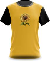 Camiseta Camisa Girassol Flor do Campo