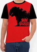 Camiseta Camisa Godzilla Desenho Jogo Infantil Kid Menino 21_x000D_