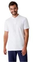 Camiseta Camisa Gola Polo Lisa c/Botão Uniforme Masculina