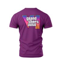 Camiseta Camisa Gta 6 Video Game Grand Theft Auto Vi Bt143