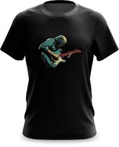 Camiseta Camisa Guitarrista Tocando Música