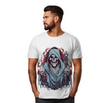 Camiseta Camisa Halloween Dia das Bruxas Terror Travessuras Caveira Abóbora Adulto Infantil