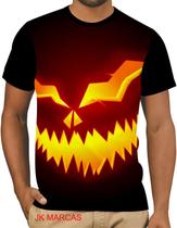 Camiseta Camisa Halloween Festa Fantasia Abóbora Terror K15