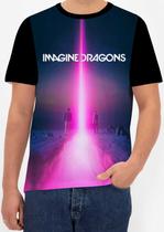 Camiseta Camisa Imagine Dragons Banda Pop Rock Musica H8_x000D_ - JK MARCAS