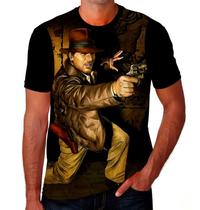 Camiseta Camisa Indiana Jones Filme Faroeste Reliquia C05_x000D_