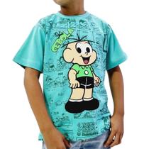 Camiseta Camisa Infantil Cebolinha Algodão Alta Qualidade