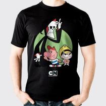 Camiseta-Camisa Infantil e Adulta Pica Pau Billy e Mandy Retro 100% Algodão Blusa Camiseta-Camisa Infantil e Adulta Pica Pau Billy e Mandy Retro 100% Algodão Blusa