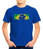 Camiseta Camisa Infantil Juvenil do Brasil Para Copa Menina Menino md5