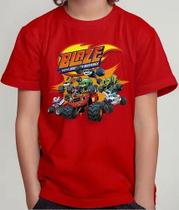 Camiseta Camisa Infantil Juvenil Menina Menino Blaze The Monster Machine Carros Md1