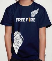 Camiseta Camisa Infantil Juvenil Menina Menino Gamer Jogo Tiro Free Fi re Md1