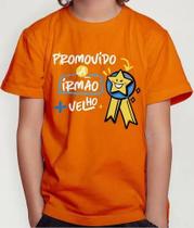 Camiseta Camisa Infantil Juvenil Menina Menino Promovido A Irmão Mais Velho Md2