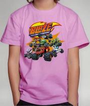Camiseta Camisa Infantil Juvenil Menino Menina Blaze The Monster Machine Carros Md1
