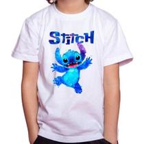Camiseta Camisa Infantil Juvenil Menino Menina Stit ch Alienígena Fofo MD1