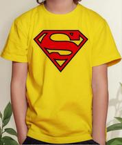 Camiseta Camisa Infantil Juvenil Menino Menina Super mann Super Hom em Herói MD1