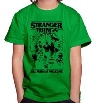 Camiseta Camisa Infantil Juvenil Série Stranger Thingss MD2