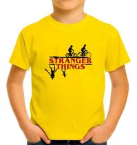 Camiseta Camisa Infantil Juvenil Série Stranger Thingss MD3