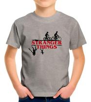 Camiseta Camisa Infantil Juvenil Série Stranger Thingss MD3