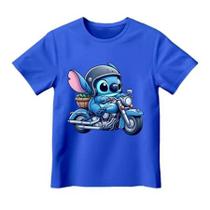 Camiseta Camisa Infantil Menina e Menino lilo stitch 100% Algodão Camiseta Camisa Infantil Menina e Menino lilo stitch 100% Algodão